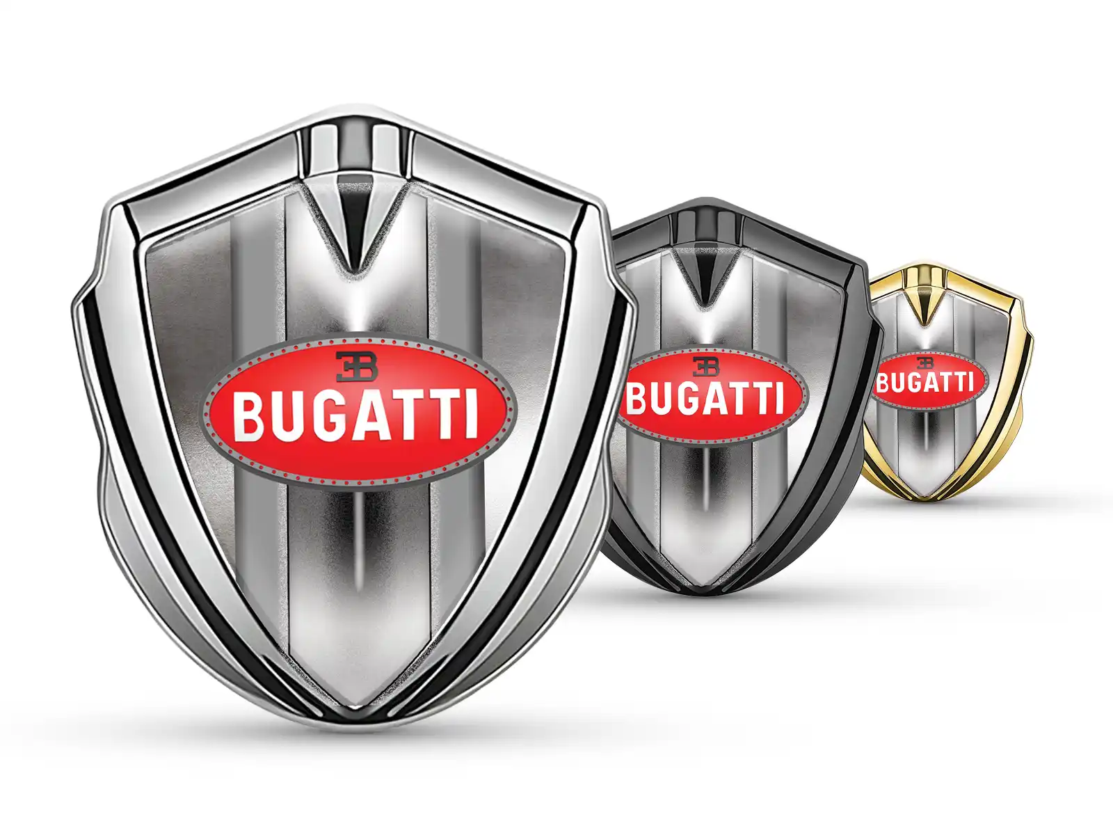 Bugatti High End Auto Logo Abzeichen Tuning Stil Legierung